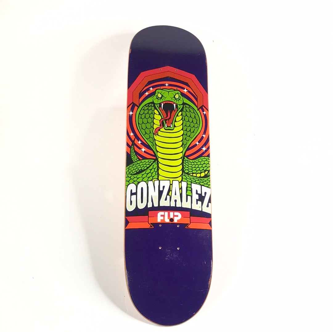 Flip David Gonzalez Cobra Purple 8.0 Skateboard Deck