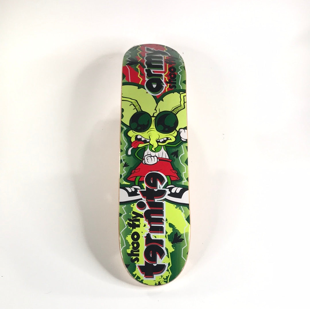 Termite Shoo Fly Green 7 3/8th Skateboard Deck