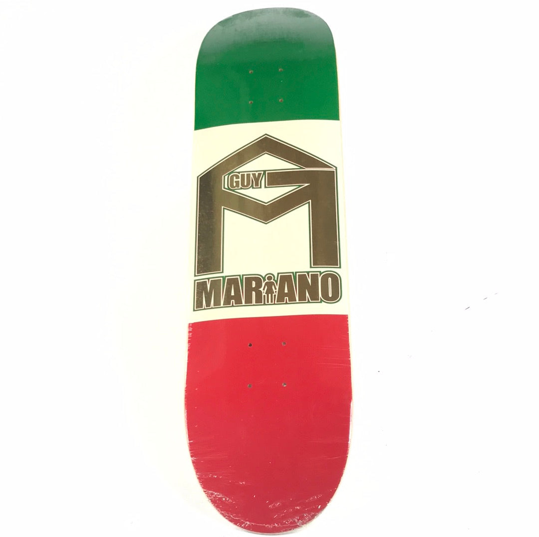 Girl Guy Mariano Sk8 Mafia Rip Off Green/Red 8" Skateboard Deck