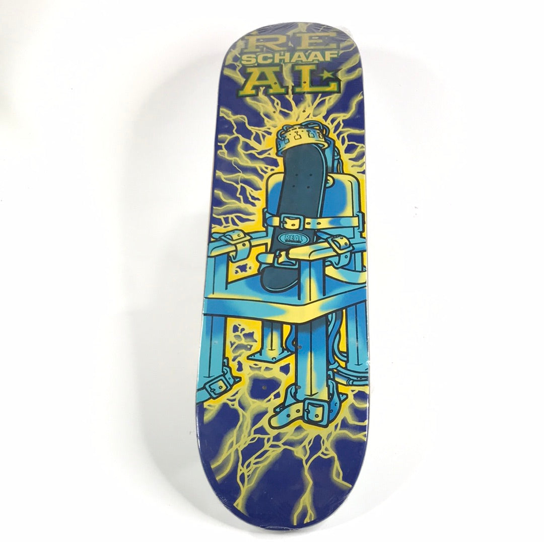 Real Max Schaaf Electric Chair Multi 8.25 Skateboard Deck