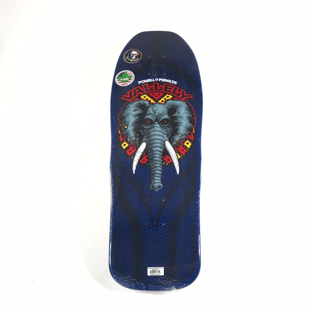 Powell Peralta Mike Vallely Elephant Blue 9.75 Skateboard Deck