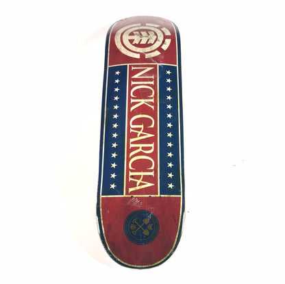 Element Nick Garcia Basic Red/Blue 8.25" Skateboard Deck