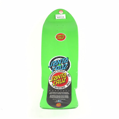 Santa Cruz Rob Roskopp Target 2 Green Fluorescent 10.0 Skateboard Deck