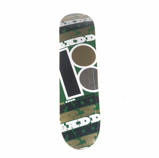 Plan B PJ Ladd Basic Green/Gold 7.75" Skateboard Deck 2000's