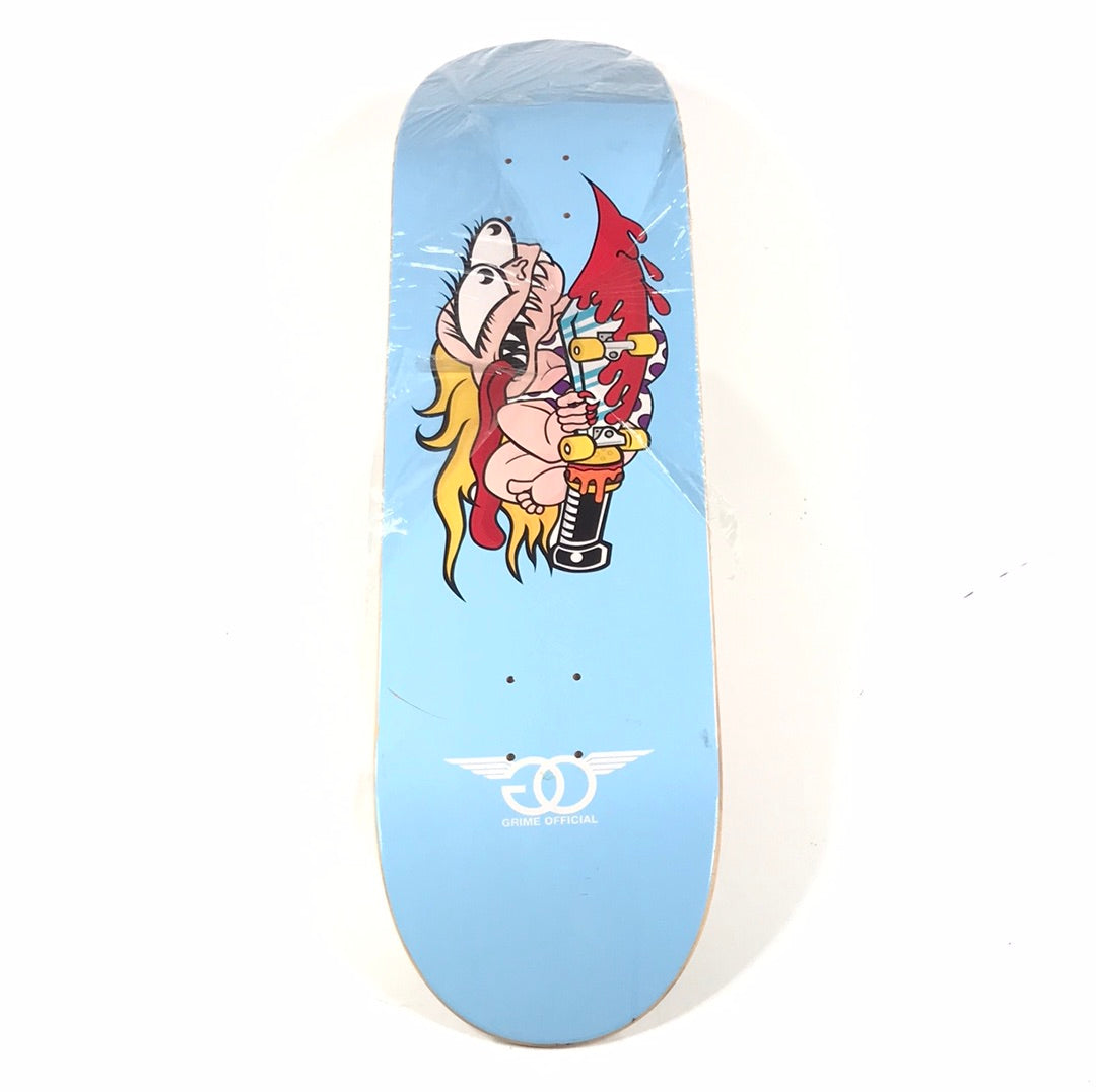 Grime Official Team Dagger Board Blue 8.5'' Skateboard Deck