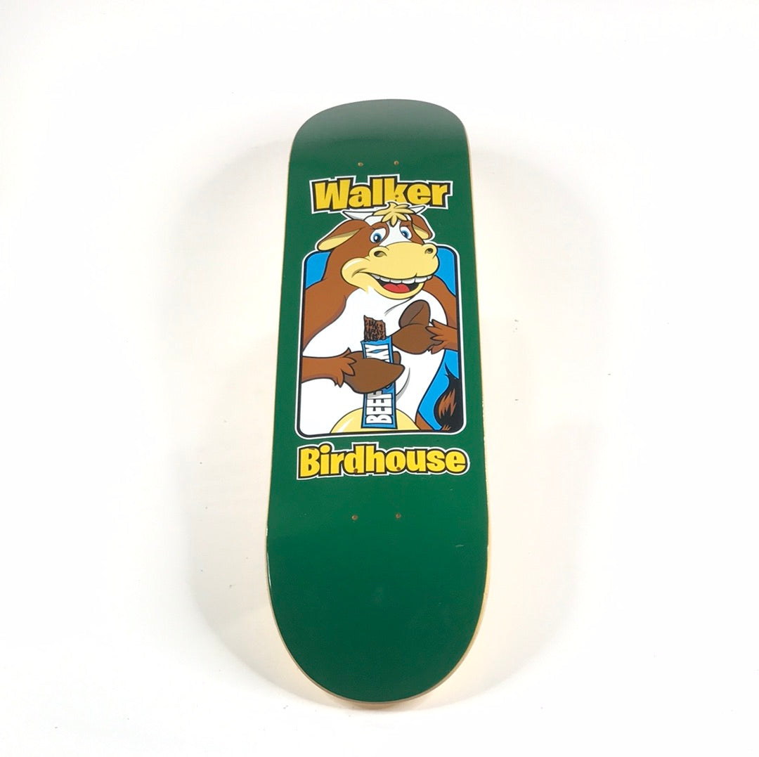 Birdhouse Clint Walker Beef Jerky Green 8.25 Skateboard Deck