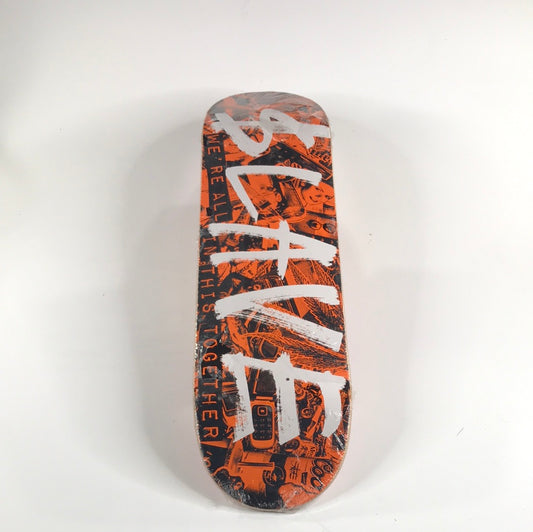 Slave Team Were All In This Together Orange 8.25 Skateboard deck