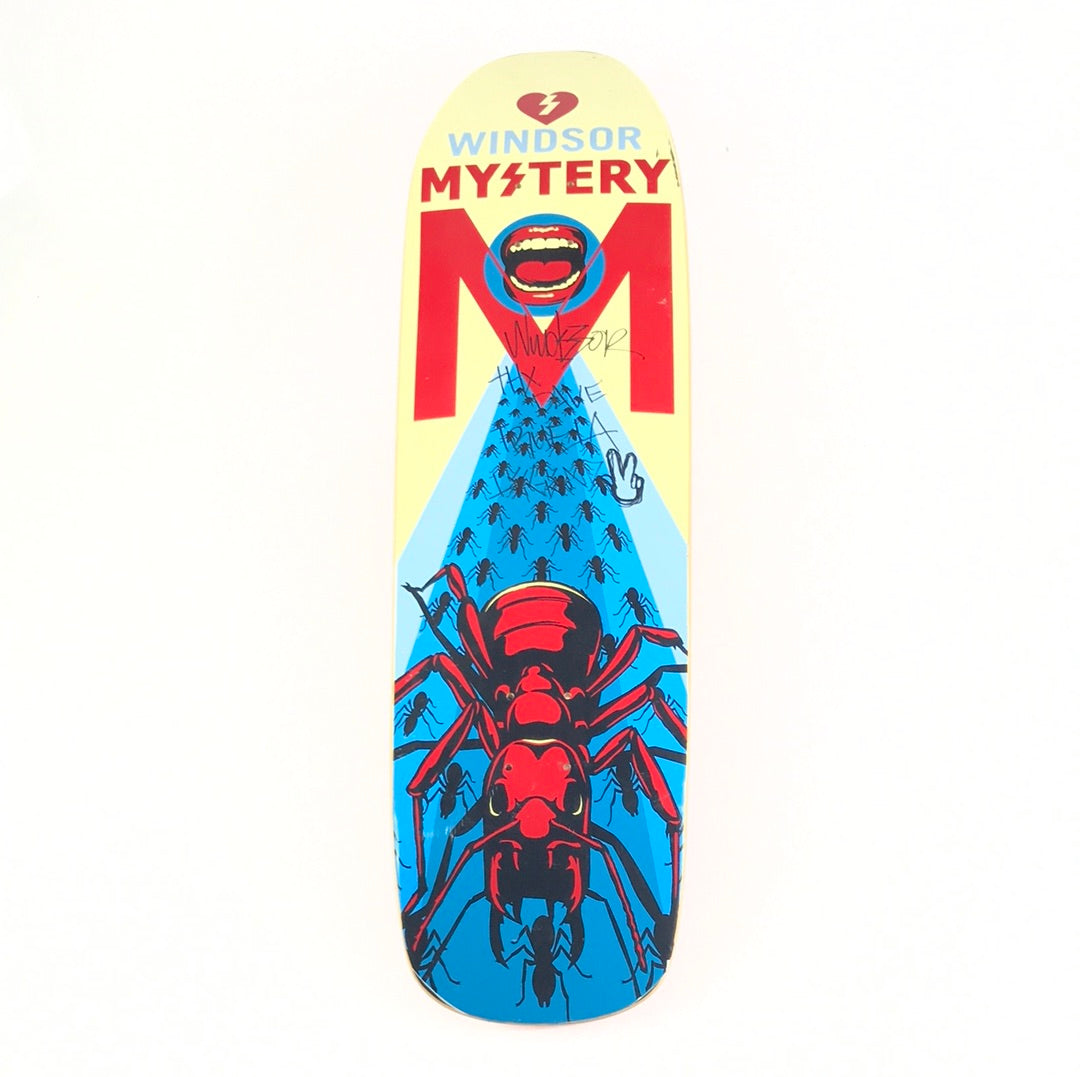 Mystery Windsor James Spider Multi Signed Skateboard deck