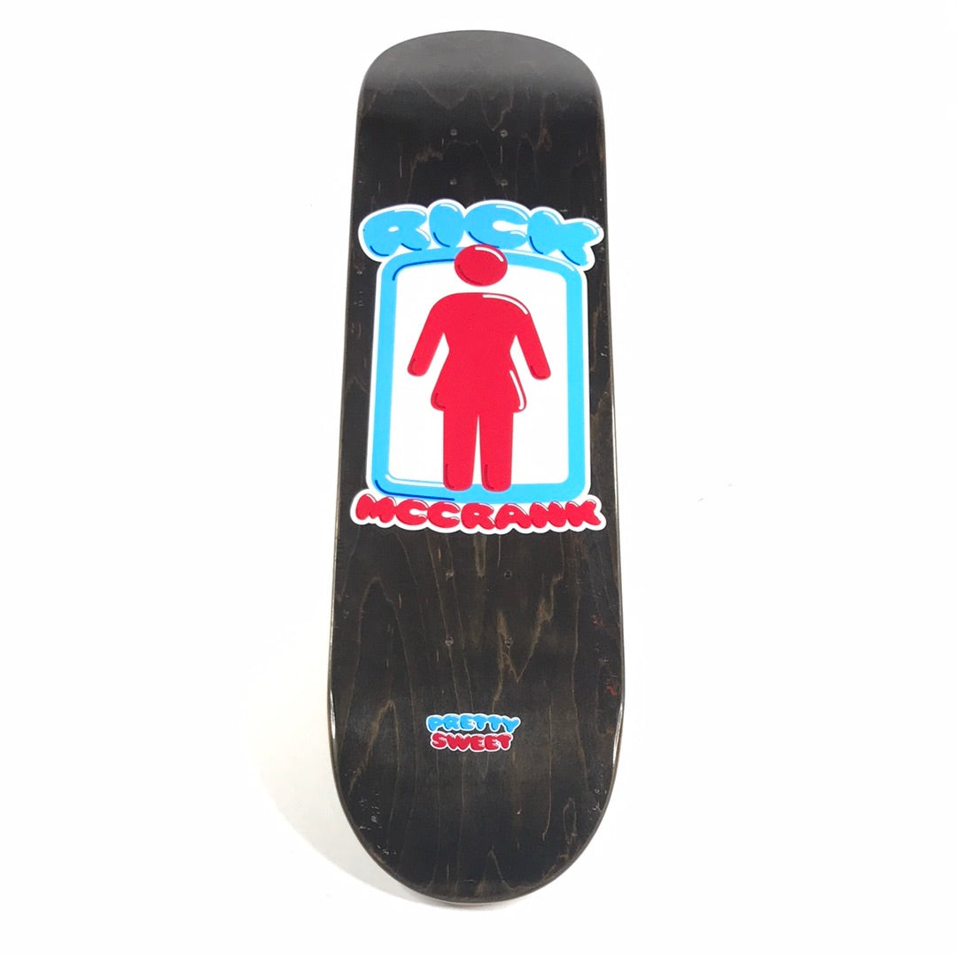 Girl Rick McCrank Girl Logo Wood Grain 8.25'' Skateboard Deck