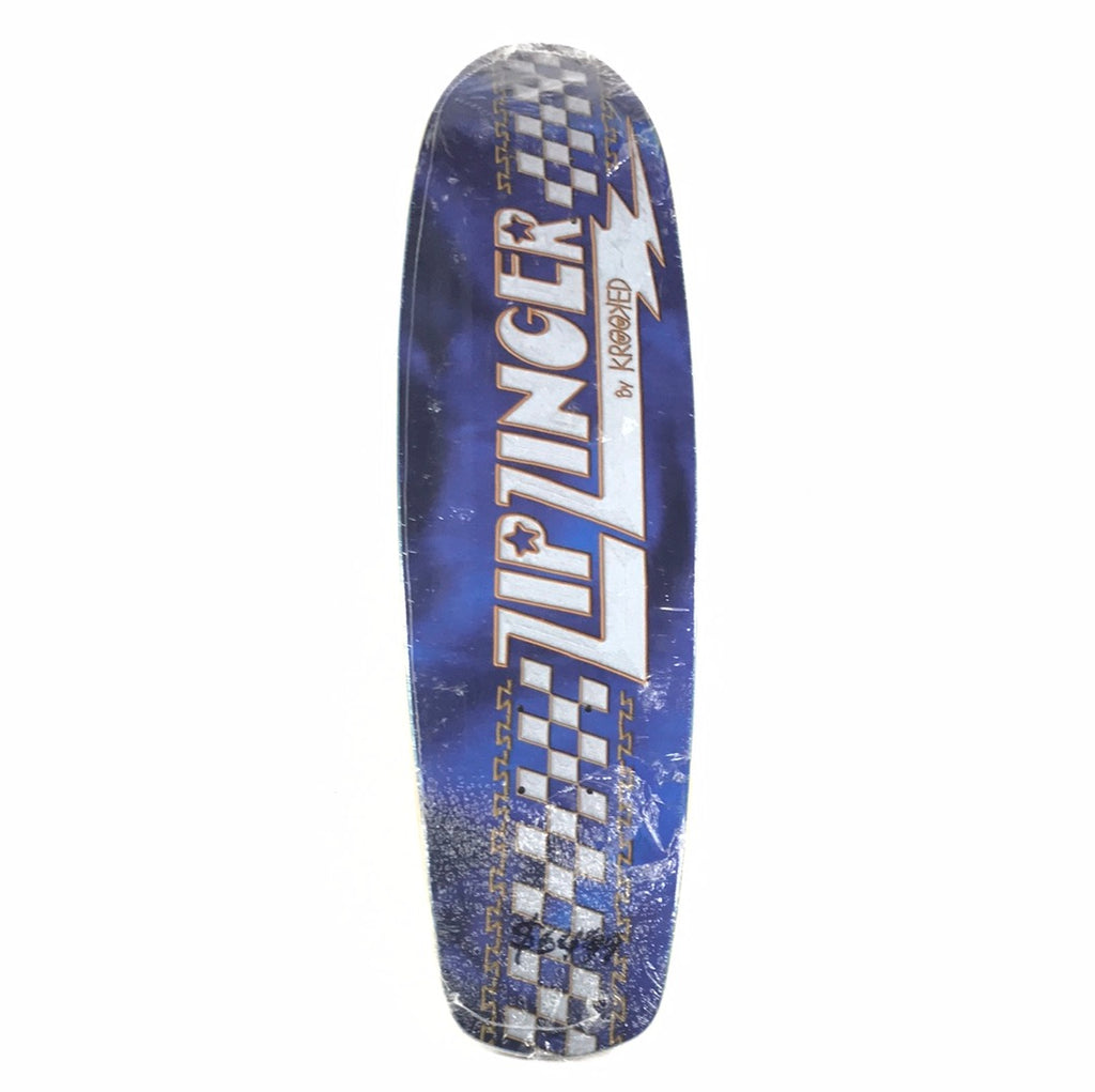Krooked Team Zip Zinger Blue 7.75 Skateboard Deck – western 