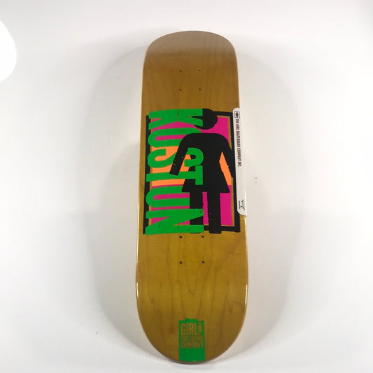 Girl Eric Koston Spike It Yellow 8.25 Skateboard Deck