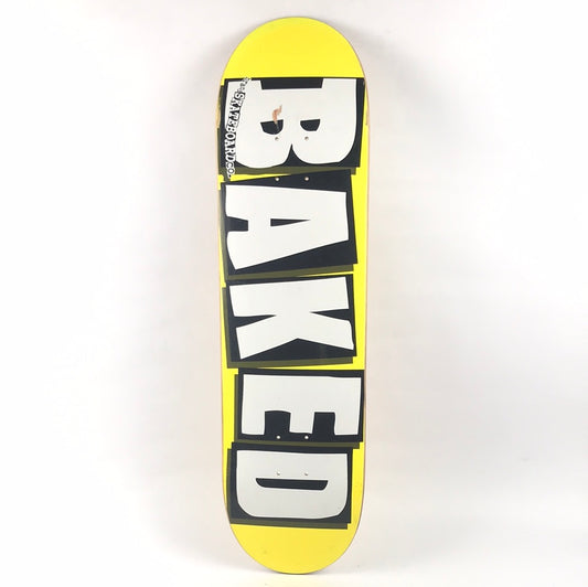 Baker Team Baked Yellow 8.38'' Skateboard Deck