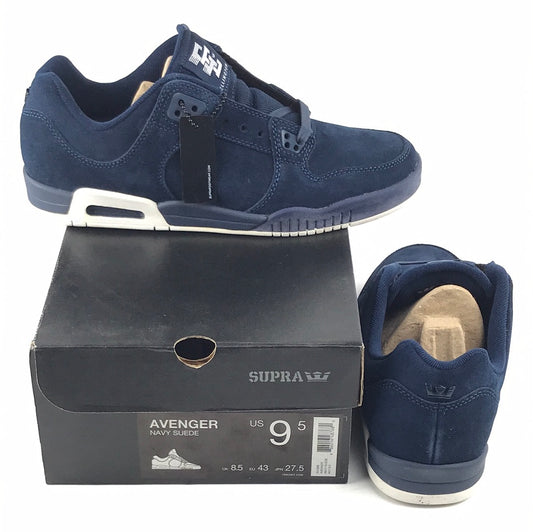 Supra Avenger Navy Suede US Mens Size 9.5