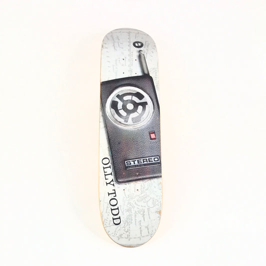 Stereo Olly Todd Walkie Talkie White 7.75 Skateboard Deck