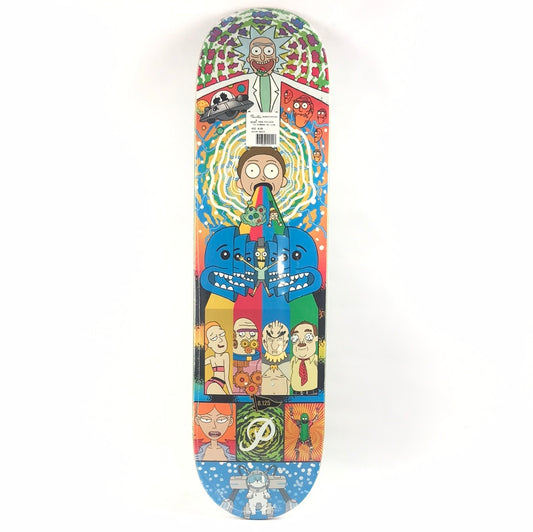 Primitive Rick And Morty Collage Multi 8.125" Skateboard Deck