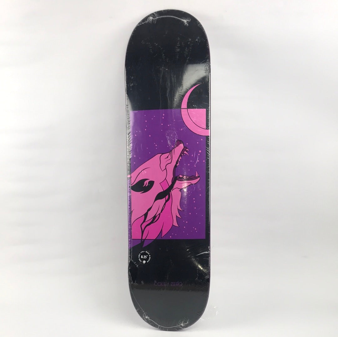 Zero Chris Cole Wolf Black 8.25'' Skateboard Deck