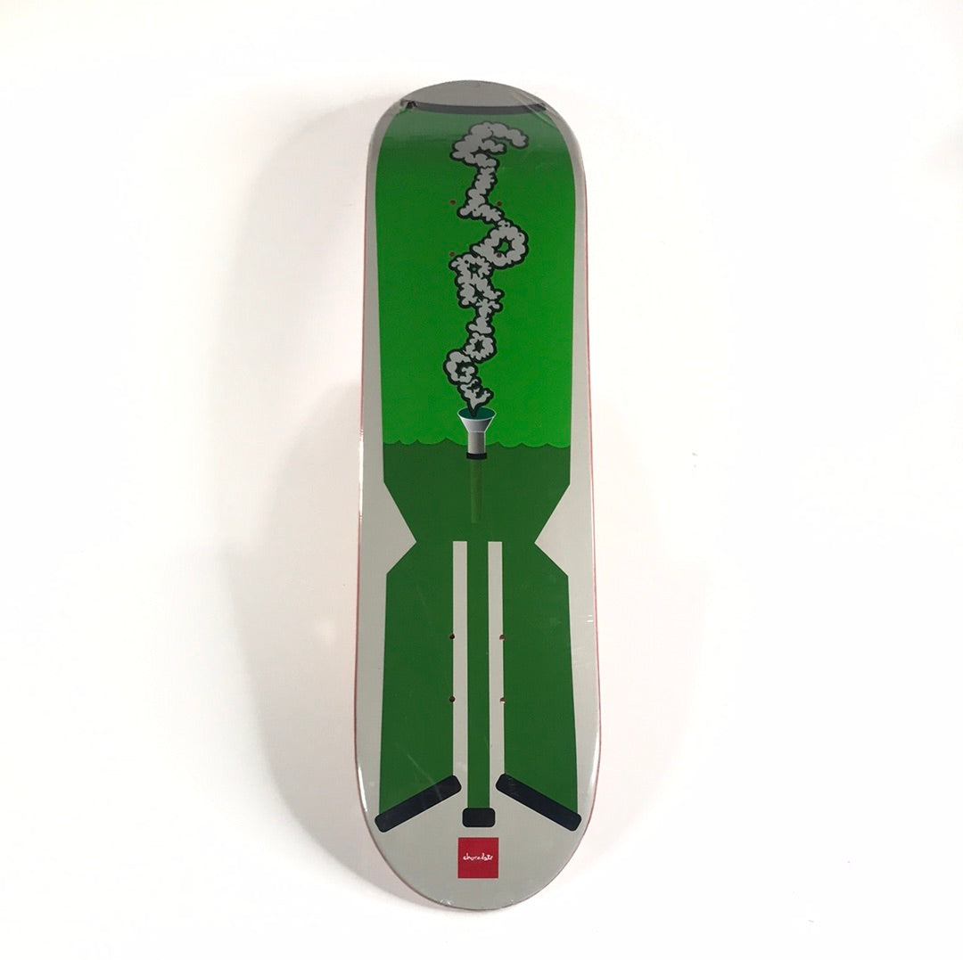 Chocolate Eldridge Smoke Bomb Green 7 13/16 Skateboard Deck