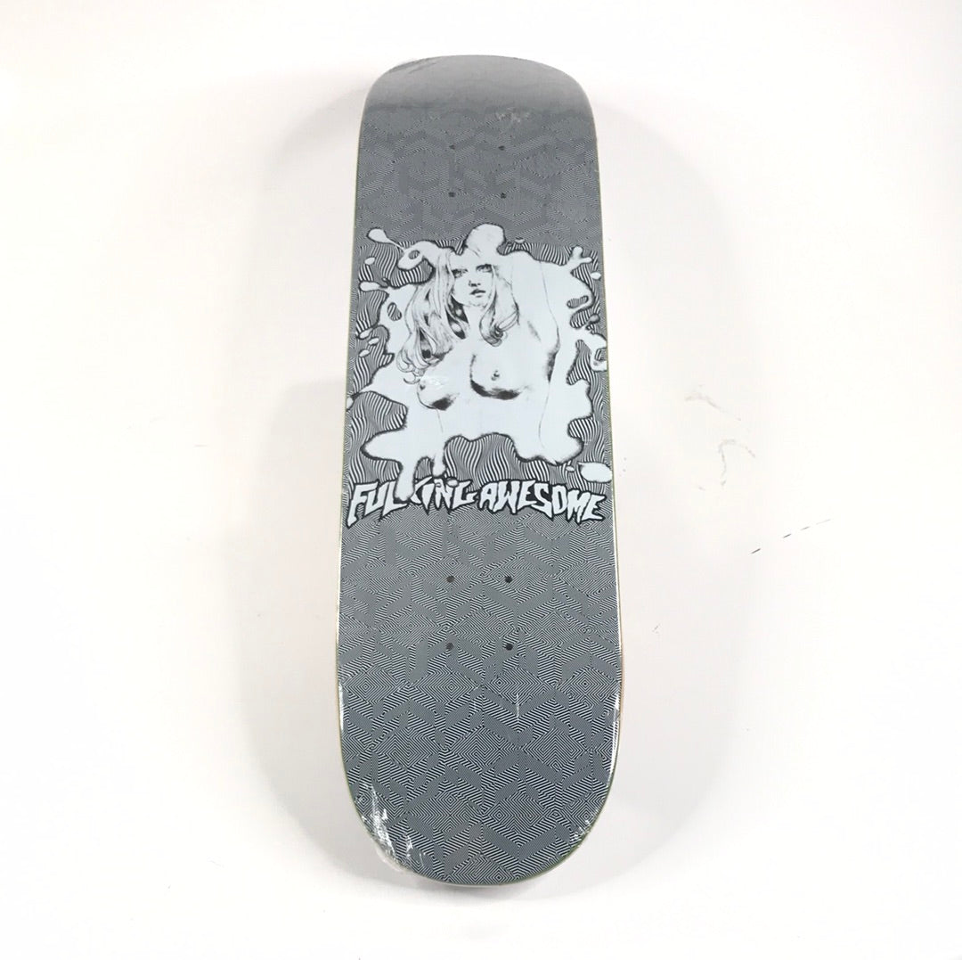 Fucking Awesome Black White Naked Girl Splatter Dylan Rieder Black/White 8‚Äù Skateboard Deck