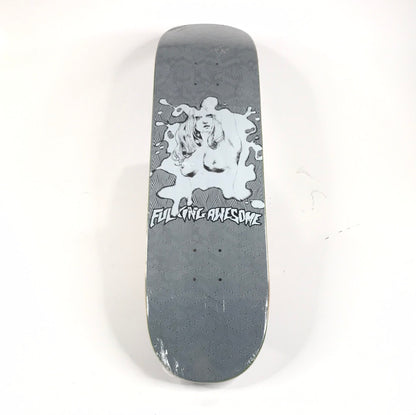 Fucking Awesome Black White Naked Girl Splatter Dylan Black/White 8.0" Skateboard Deck