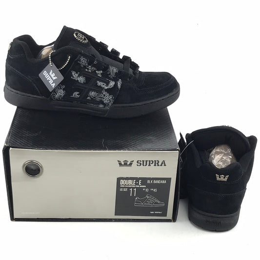 Supra Erik Ellington Double-E BLK Bandana US Mens Size 11