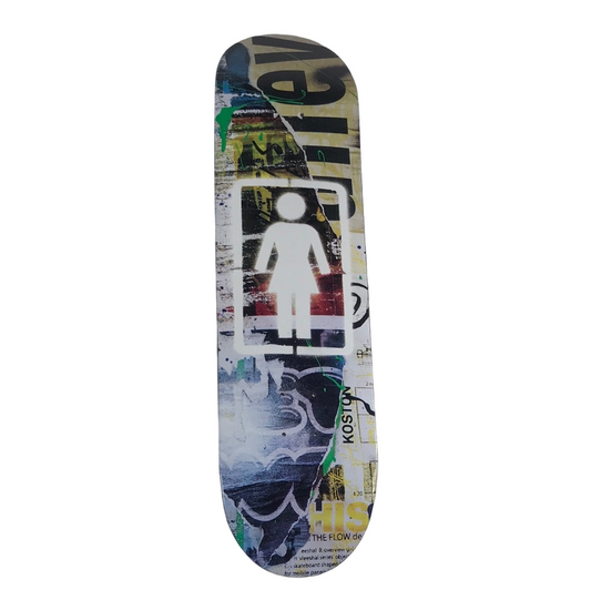 Girl Eric Koston Graffiti Assorted Colors 8.0 Skateboard Deck