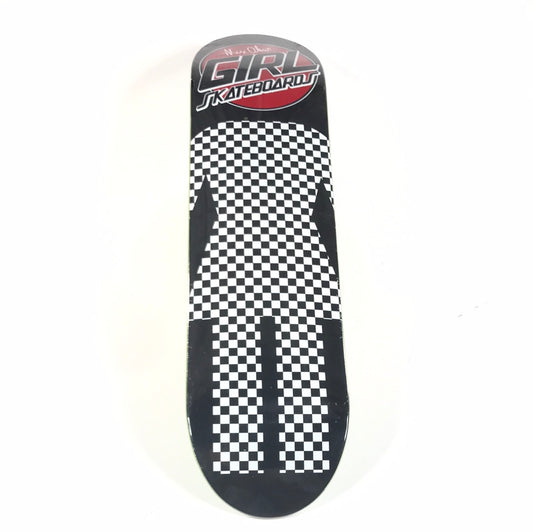 Girl Alex Olson Checkered Girl Black/Red 8" Skateboard Deck