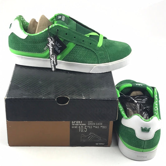 Supra Tom Penny Sport Green Suede US Mens Size 10.5