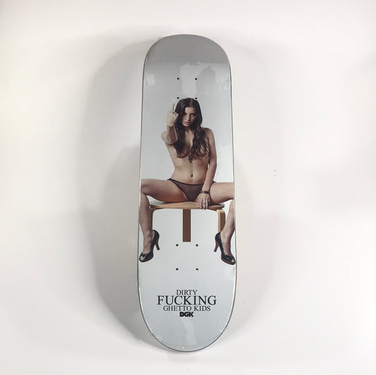 DGK Skateboard - Dirty Fucking Ghetto Kids - Naked Middle Finger 8.125 Skateboard Deck