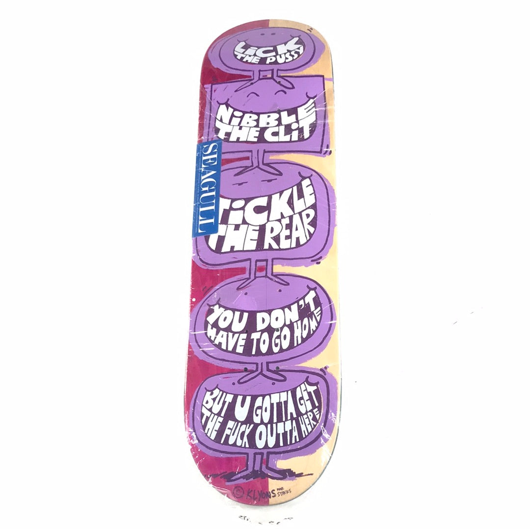 Stacks You Can't Go Home and You Can't Stay Here Purple Size 8" Vintage NOS Deck