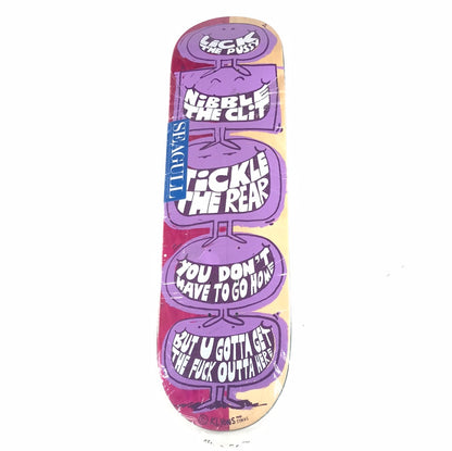 Stacks You Can't Go Home and You Can't Stay Here Purple Size 8" Vintage NOS Deck