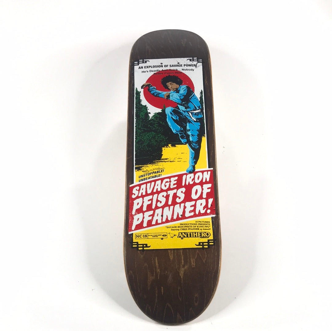 Anti Hero Chris Pfanner Iron Pfist Multi 8.0 Skateboard Deck