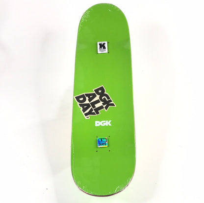 DGK Dane Vaughn Blowin Os Peanuts Charlie Brown Green 8.38 Skateboard deck