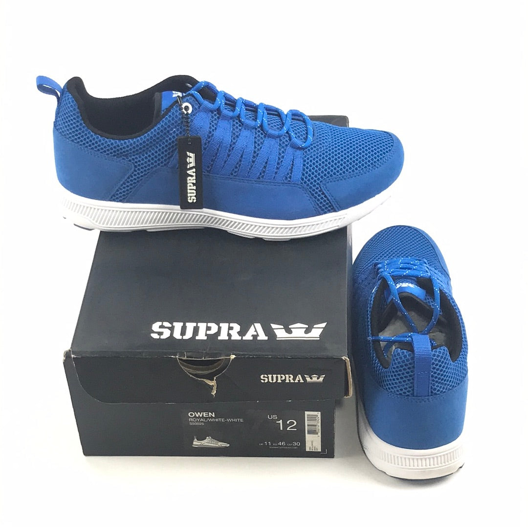 Supra Owen Royal/White-White US Mens Size 12