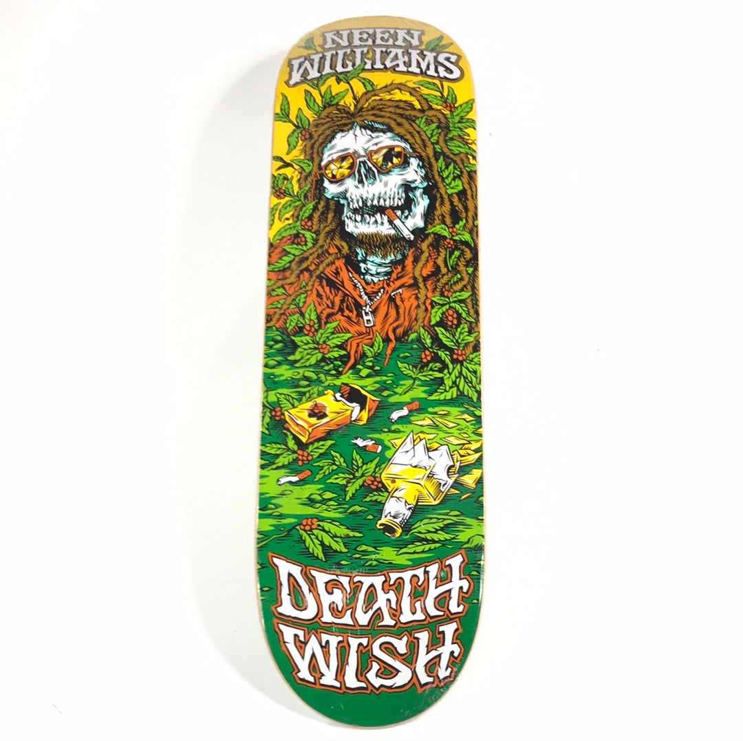 Deathwish Neen Williams Life Of The Party Green/Yellow 8.4" Skateboard Deck