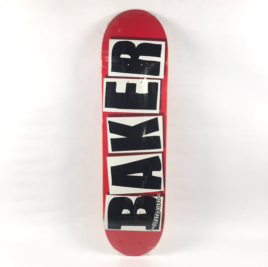 Baker Team Letters Black/Red 8.475" Skateboard Deck