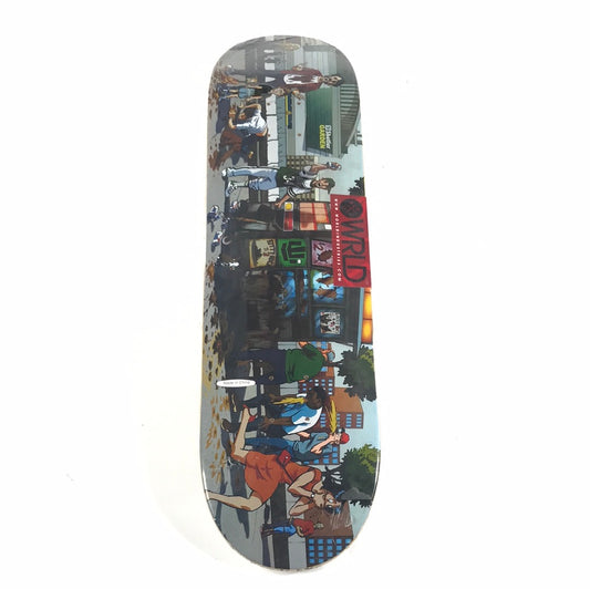 World Industries Anthony Shetler Food Poisoning Multi Color 8.25 Skateboard Deck