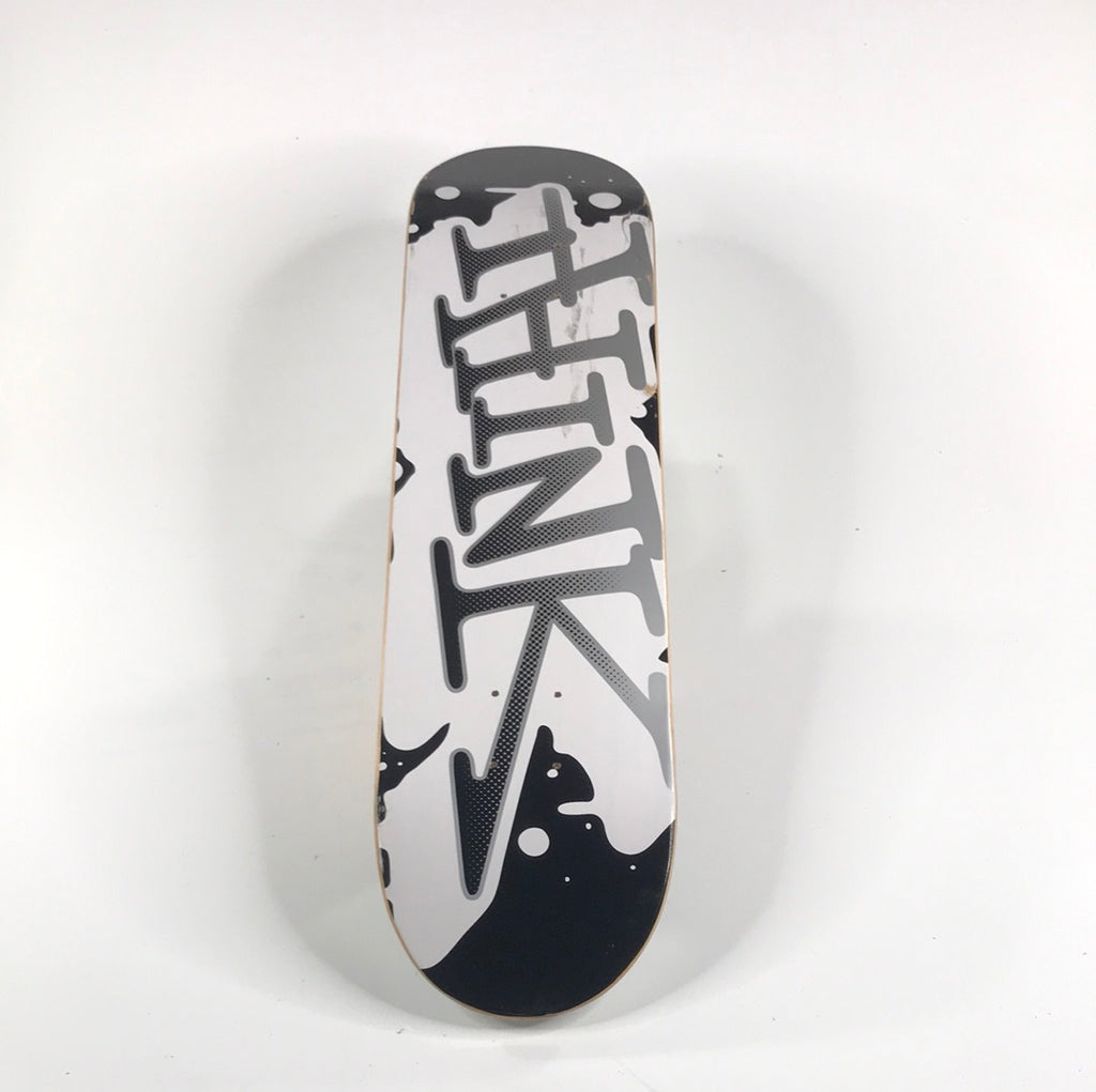 Think Team Slime White/black 7.625 Skateboard Deck – western