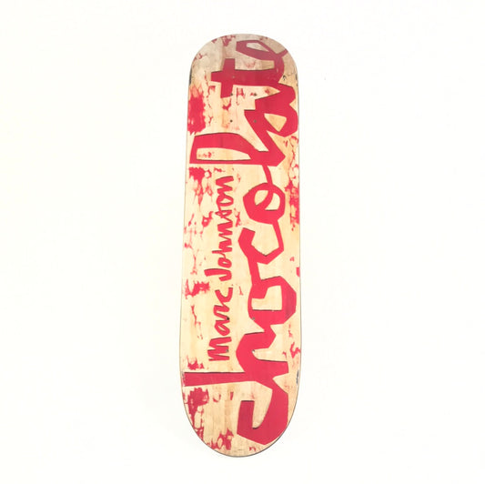 Chocolate Marc Johnson Wood Paint Red 7 5/8 Skateboard Deck