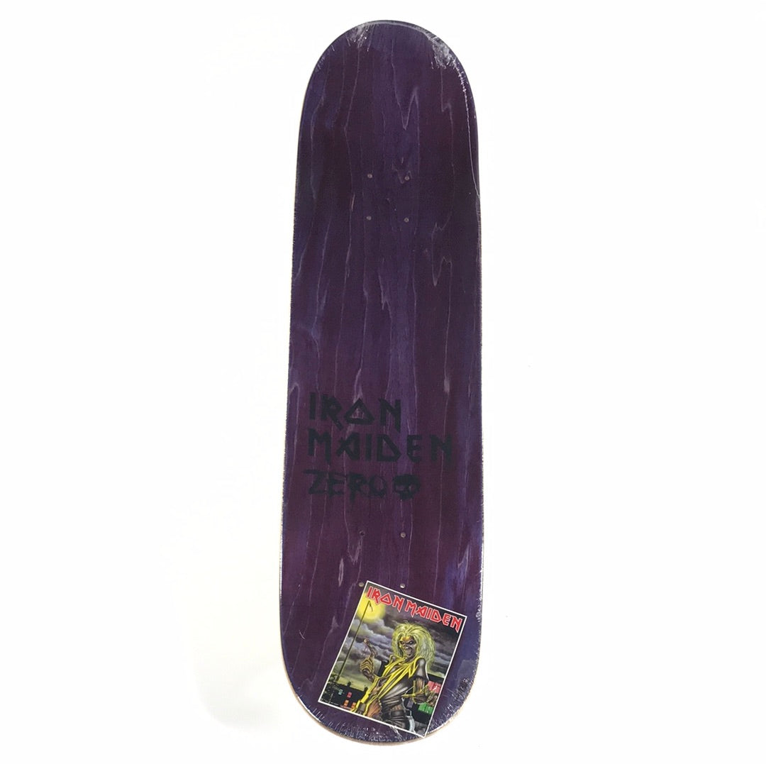 Zero Iron Maiden Piece of Mind Yellow 8.125 Skateboard Deck