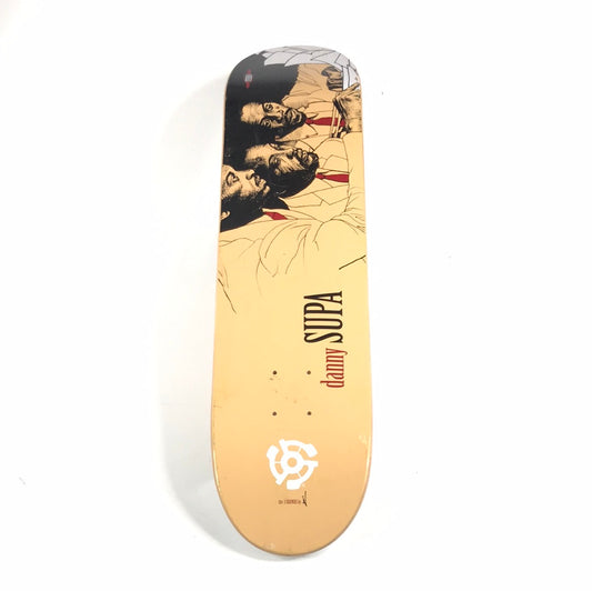 Stereo Danny Supa Three Men Tan 7.5 Skateboard Deck