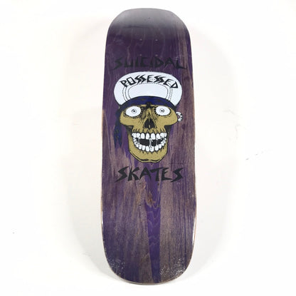 Suicidal Skates Team Skull Purple 9'' Skateboard Deck