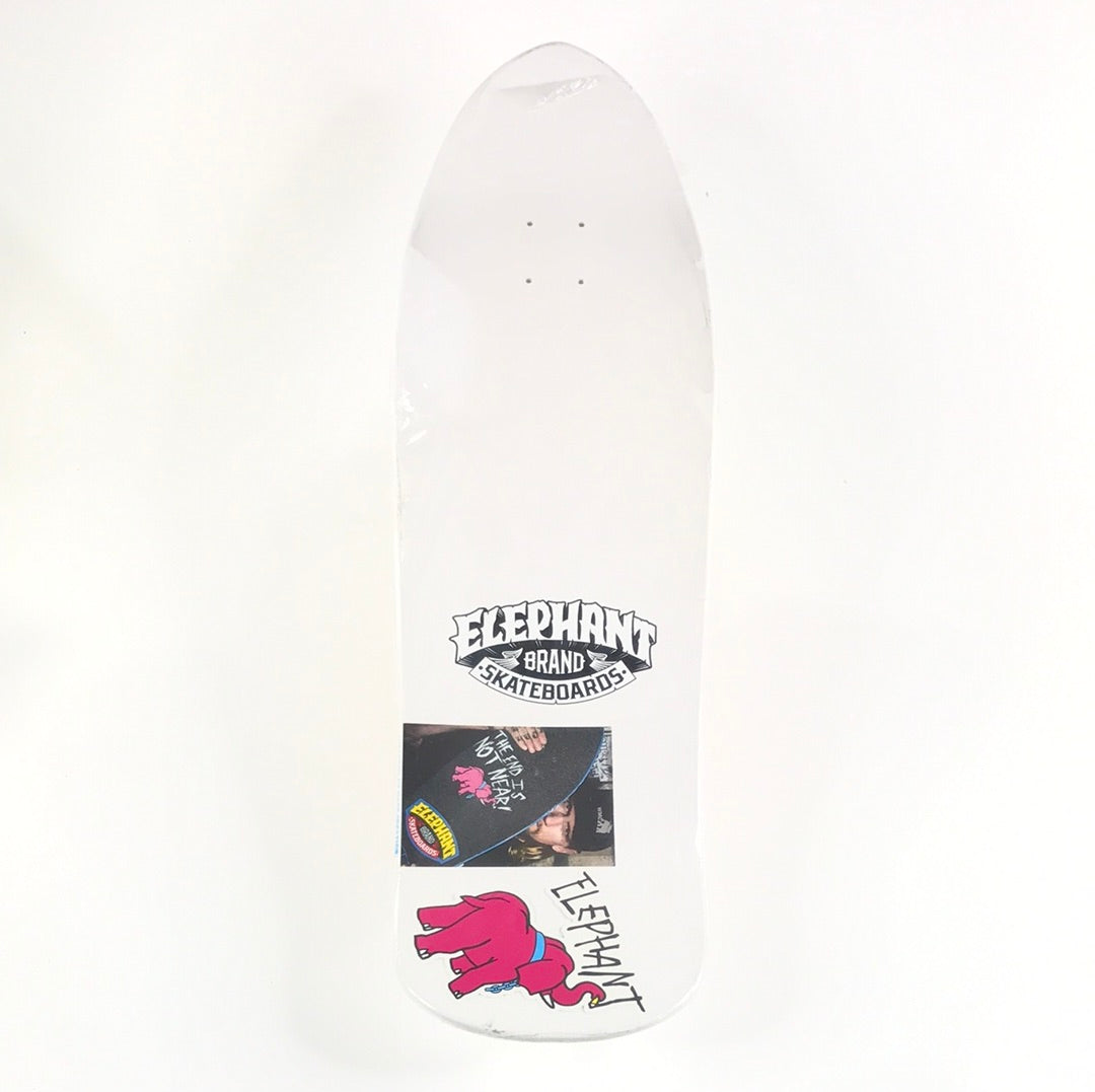 Elephant Black Flag White 9.75 Skateboard deck