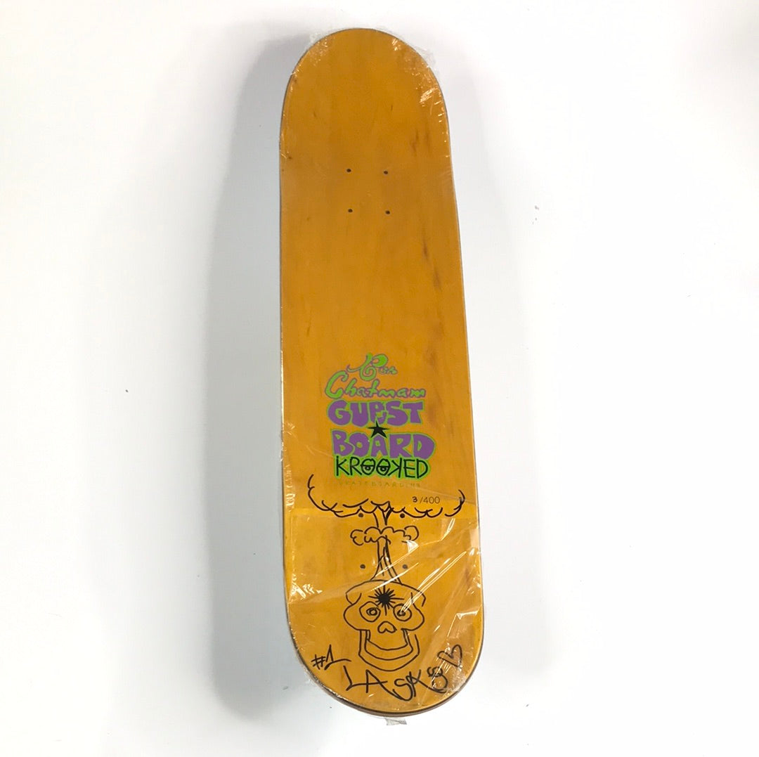 Krooked Ron Chatman Guest Board Signed Blue 7.75 Skateboard Deck