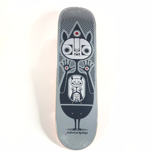 Darkroom Team Hands Up Grey 8.0 Skateboard Deck