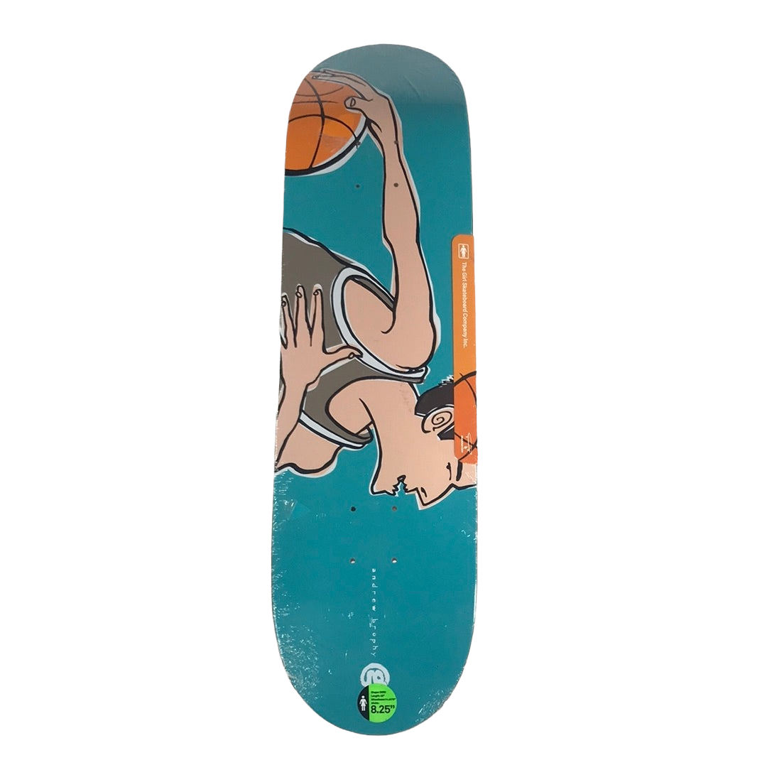 Girl Andrew Brophy B-Ball Blue 8.25‚Äù Skateboard Deck