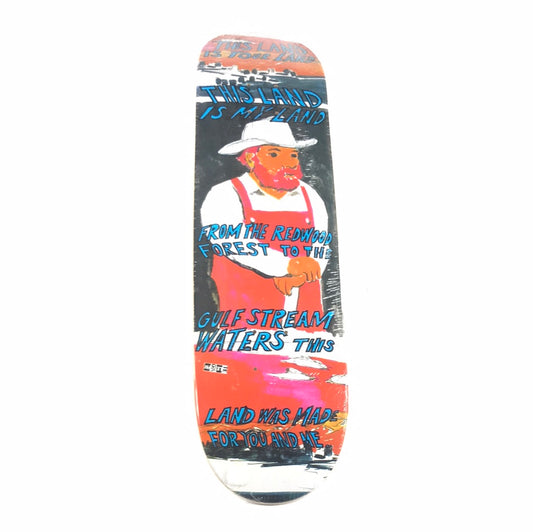 Telegraph This Land is Your Land Multi 8.0 Skateboard Deck