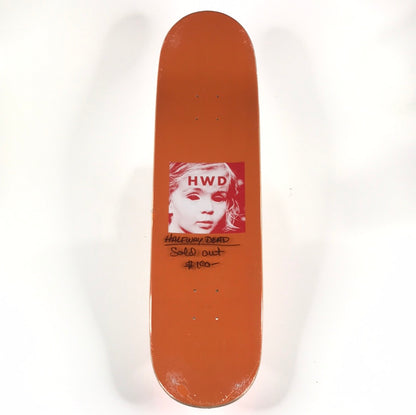 Half Way Dead HWD Team Face Red 8.1 Skateboard Deck