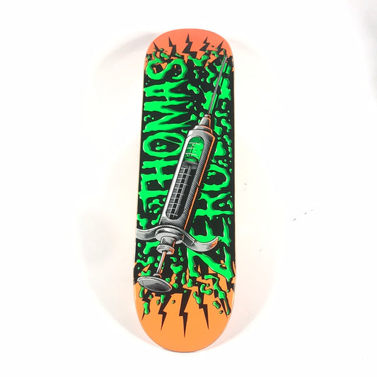 Zero Jamie Thomas Syringe Orange/Green 8.125" Skateboard Deck