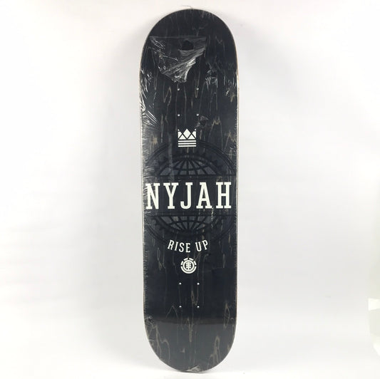 Element Nyjah Huston Rise Up Grey/Woodgrain 8.5'' Skateboard Deck