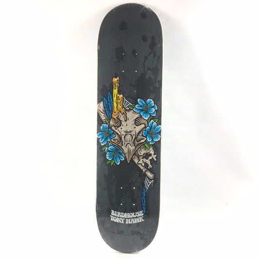 Birdhouse Tony Hawk Candle Grey 8.38 Skateboard Deck